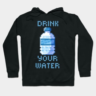 Pixel water bottle Hoodie